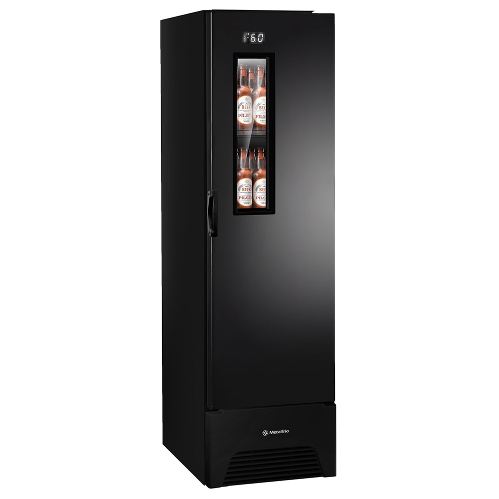 Geladeira/refrigerador 336 Litros 1 Portas Preto All Black - Metalfrio - 110v - Vn28fp